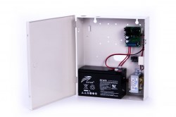 B-03B korpus s blokom pitanija 12v 1,5A i akkumulatorom 12v 7Ah